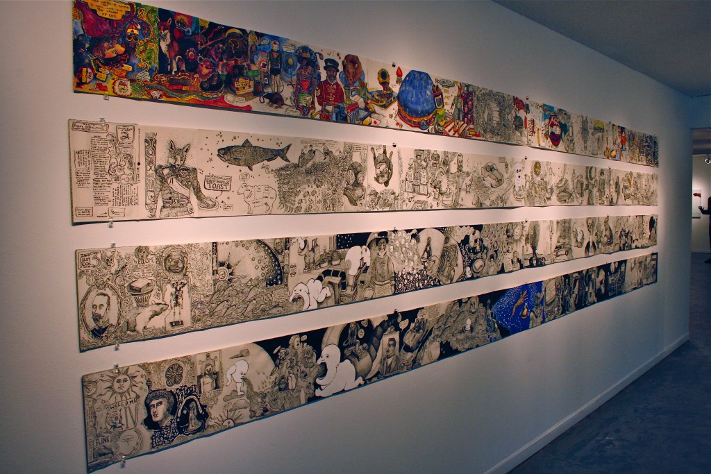 Installation View Foldy Book of Death @Harcourt House